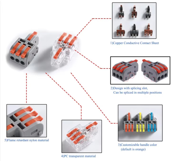 The 222-T is equipped with copper conductive contact plates, features a groove and protrusion docking design, and supports customized handle colors.