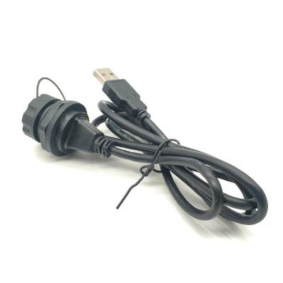 IP67 штекер-гнездо USB-разъем с кабелем