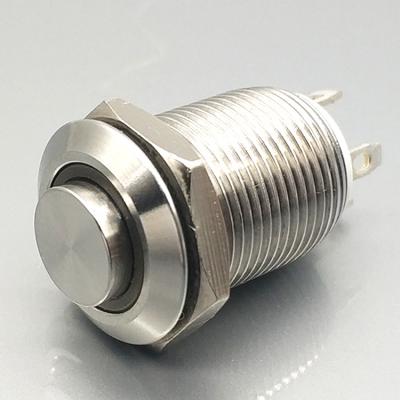 Waterproof push button switch