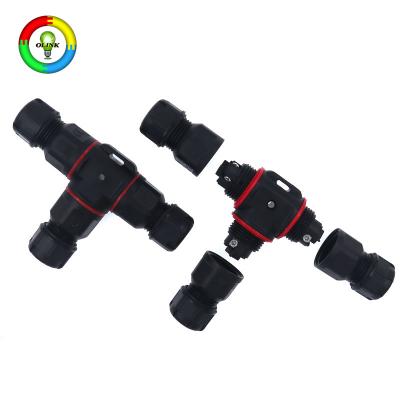 T Type 3 Way Power Branch Connectors