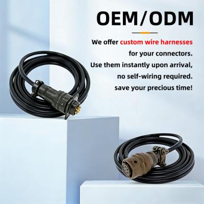 26482 Серия Прямая авиационная вилка Мужской Женский MS3116 PT06E 10-6 6pin