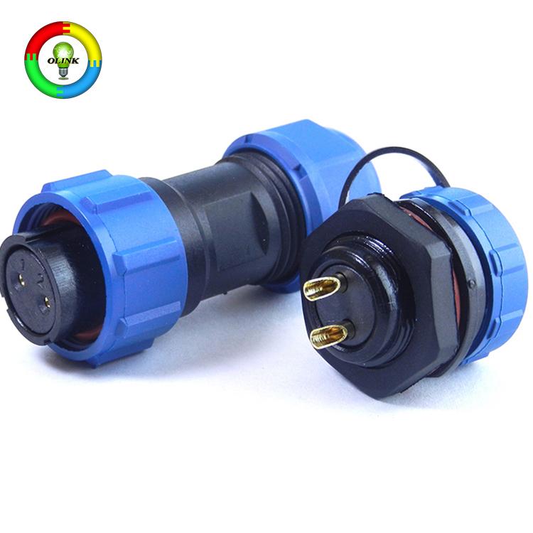 Waterproof power connector