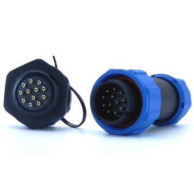 Пластиковый водонепроницаемый соединитель IP67 для проводов