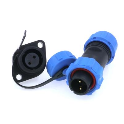 Waterproof power connector